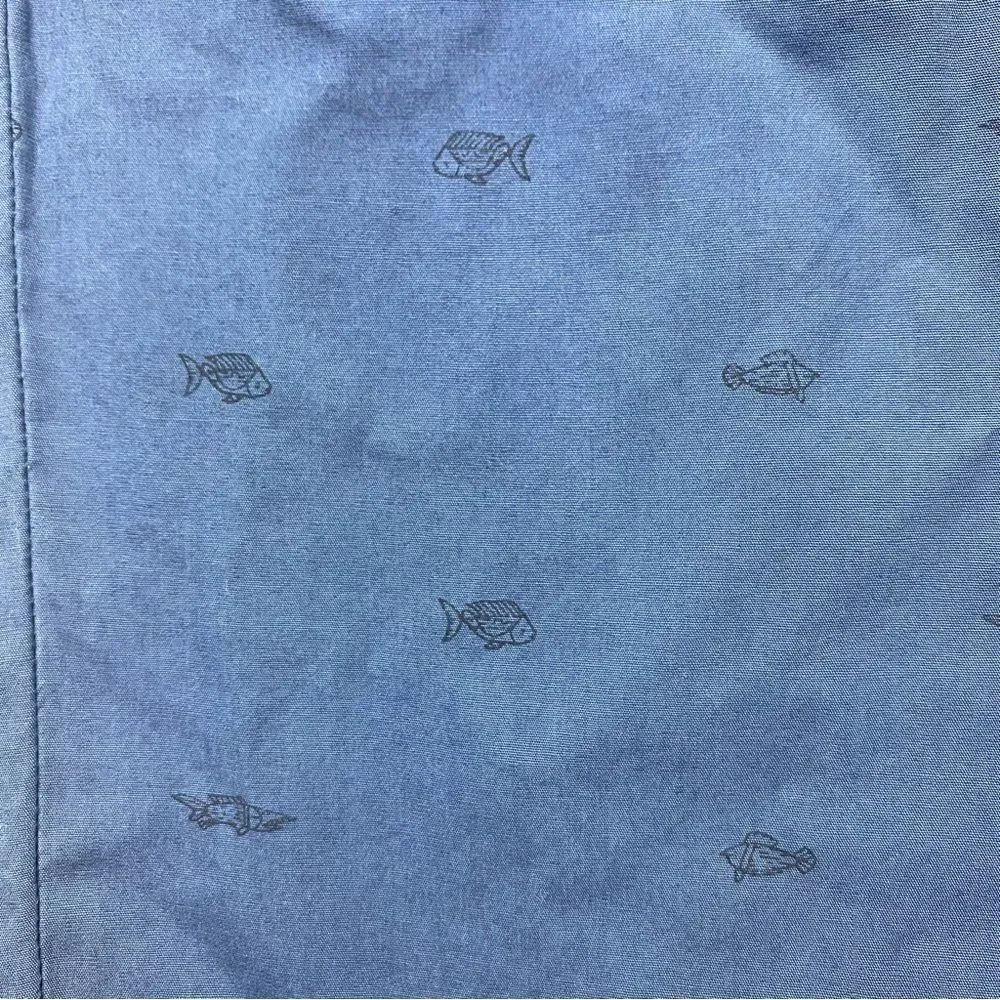 Springfield Blue Fish Print Shorts Size 32 - Picture 7 of 10